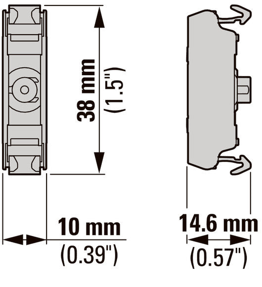 Blue LED Panel Mount Indicator 12-30V AC/DC - 180796