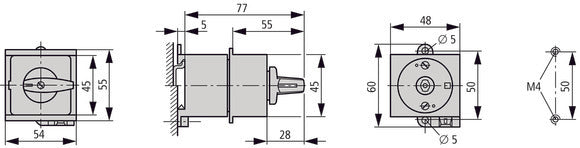 Eaton T0 Control Switch 20A Hand-0-Auto - 026991
