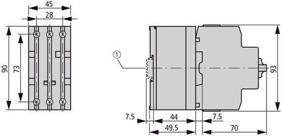 Eaton 3-Pole Current Limiter 63A 690V - 082881