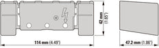 Eaton P3 3-Pole Terminal Shroud For Switch Disconnectors - 021999