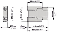Eaton ETR4-51-A Star Delta Timer Relay 24-240V AC/DC - 031884