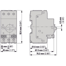 Eaton 3P Motor Protection Circuit Breaker 4-6.3A - 039425