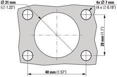 Eaton R9 Padlock Grip Lock Handle Black Blue - 191849