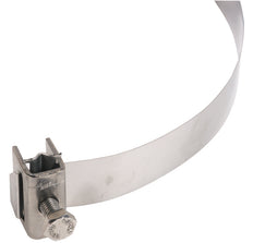 DEHN Stainless Steel Pipe Clamp 25mm For 50-300mm Pipes - 106323