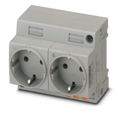 Phoenix Contact Dual Socket With LED Indicator - 0804049