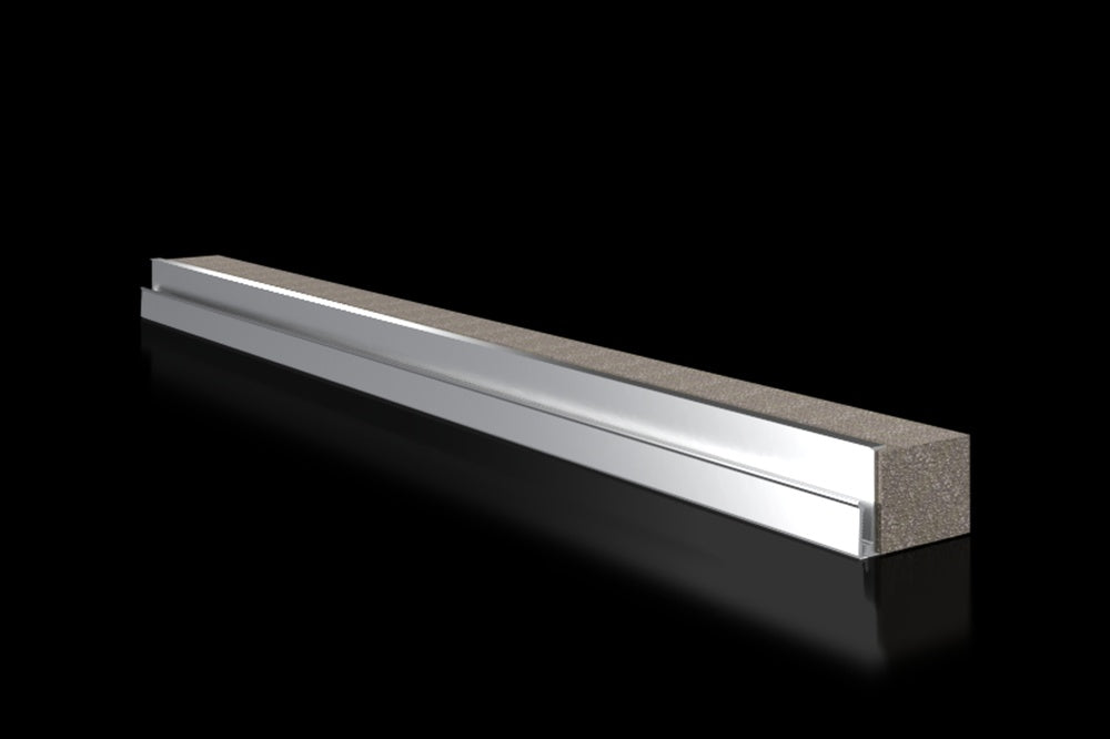 Rittal VX Cable Entry Section Aluminum 600mm - 8618800 [2 Pieces]