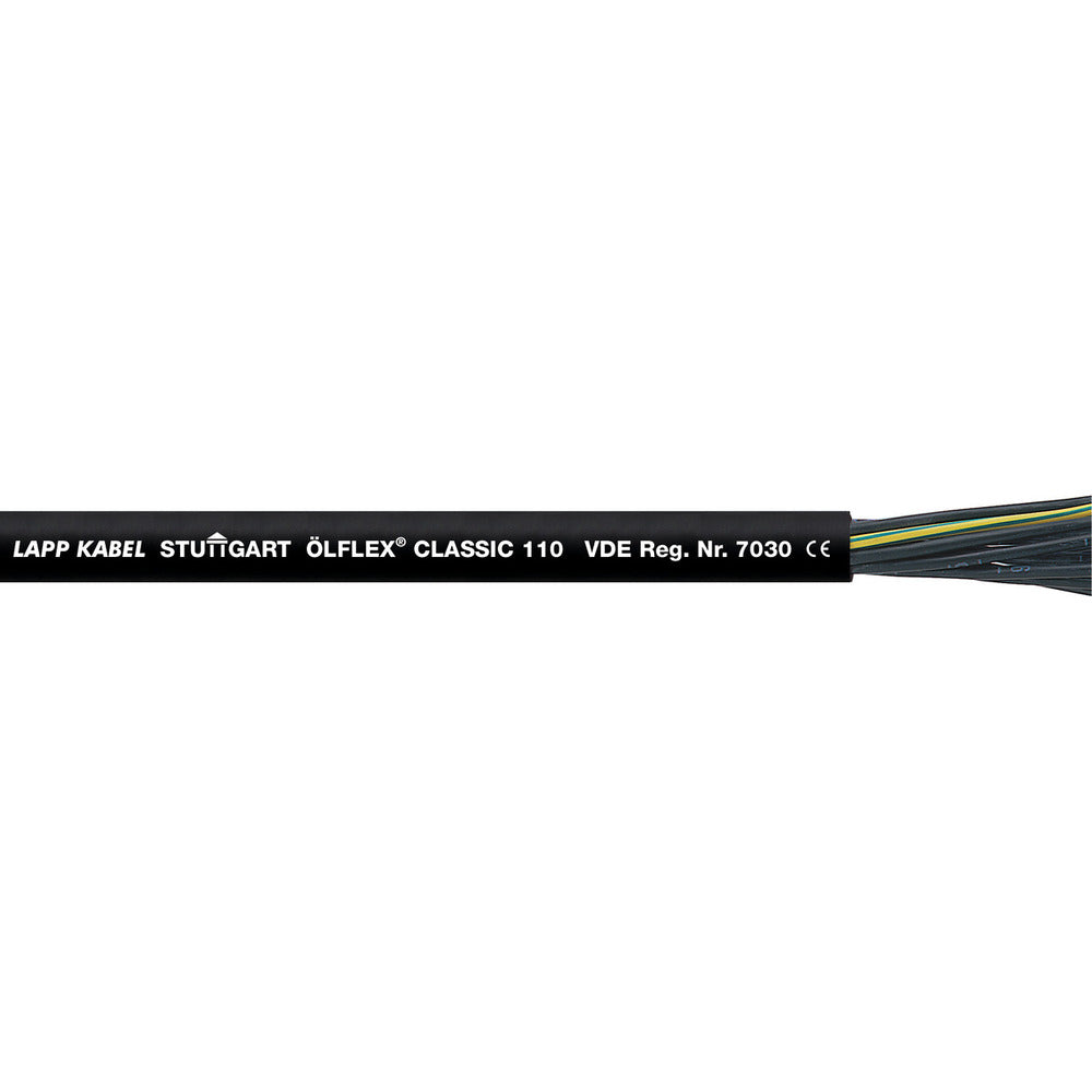 Lapp Olflex Classic 110 3x0.75 Control Cable Black - 1119892 [50 Meters]
