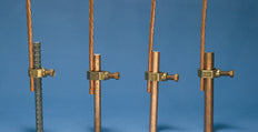 Bronze Ground Rod Clamp 3/8 Inch For Copper Bonded Rods - 158155
