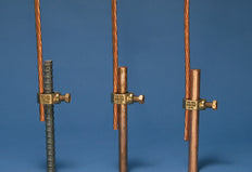 Bronze Ground Rod Clamp 1/2-5/8 Inch For 70mm² Conductor - 158160