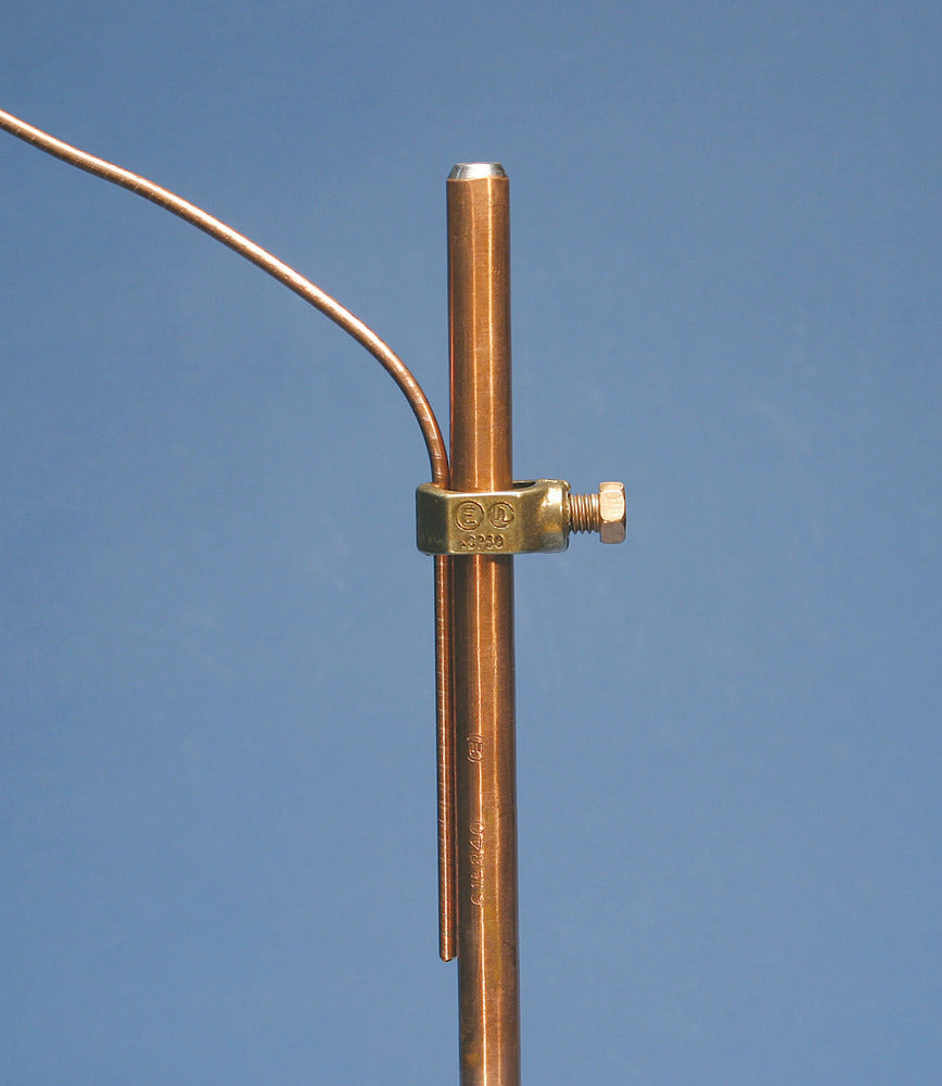 Bronze Ground Rod Clamp 3/8 Inch For Copper Bonded Rods - 158155