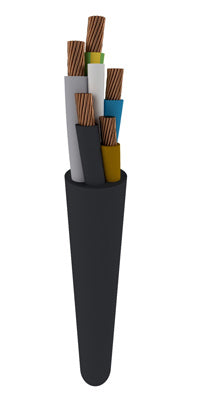 TKF Industrial Neoprene Cable H07RN-F 5G16 ECA - 187699 [2 Meters]