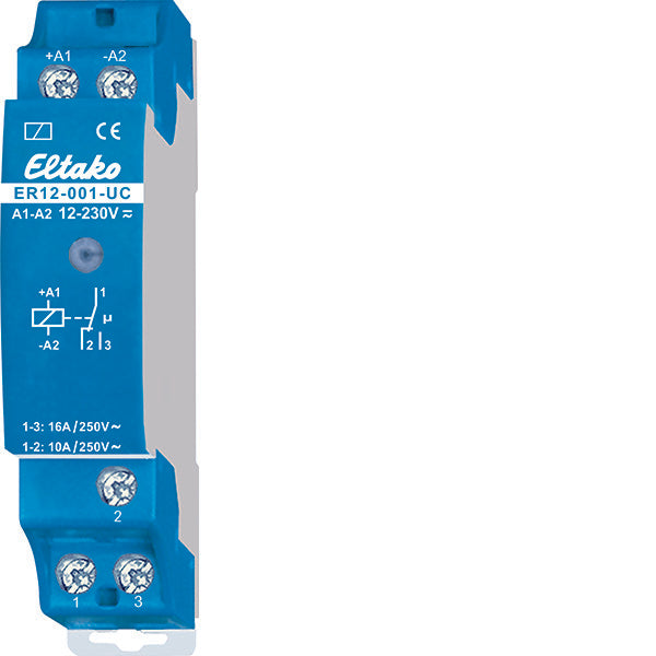 Eltako ER12-001-UC DIN Rail Switching Relay 16A 250V - 22001601