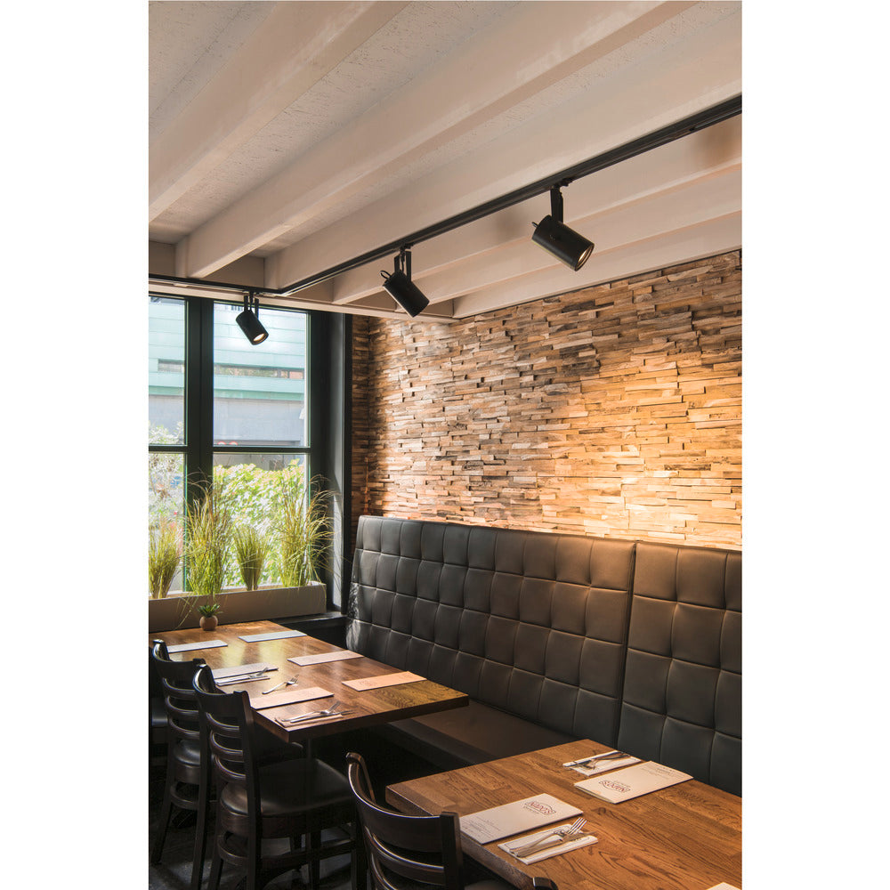 SLV Euro Spot Track Black GU10 25W Single Circuit - 1001861