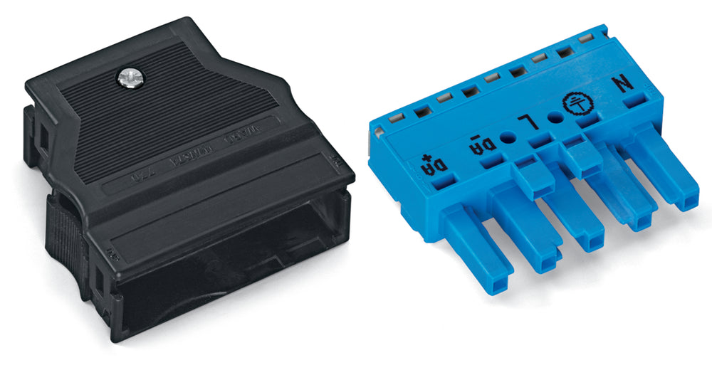 Wago 770 5-Pole Female Connector With Strain Relief - 770-1105/022-000 [25 Pieces]