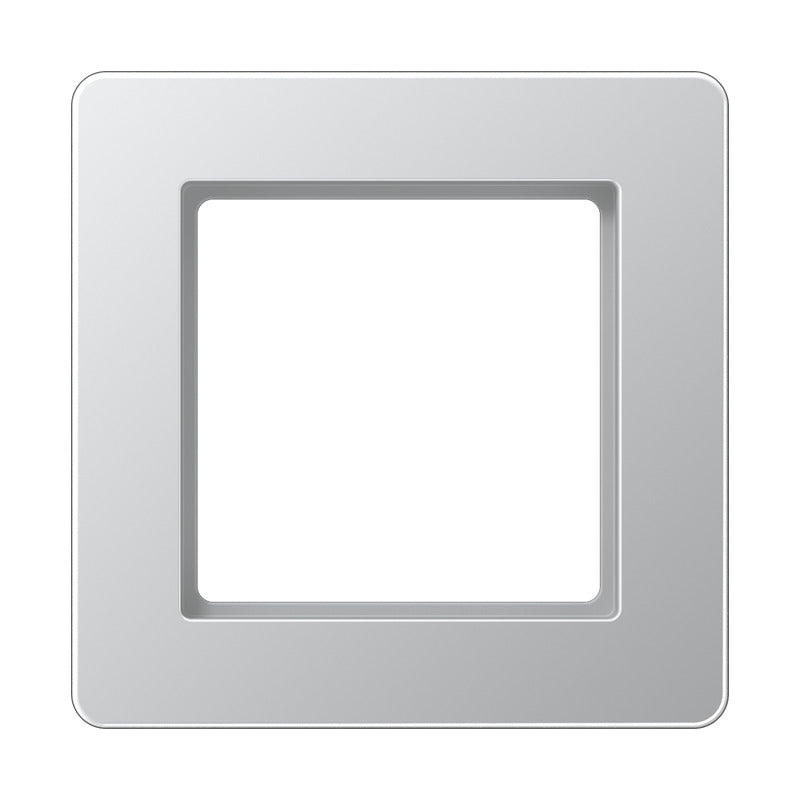 Jung A Flow Single Cover Frame Aluminum - AF581BFAL