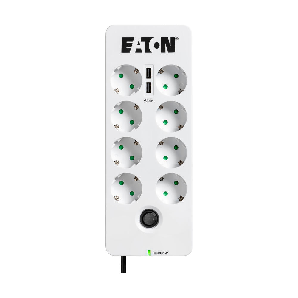 Eaton Protection Box 8 DIN Surge Protector With USB - PB8TUD
