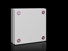 Rittal KX Steel Terminal Box 200x200x80mm RAL7035 - 1516000