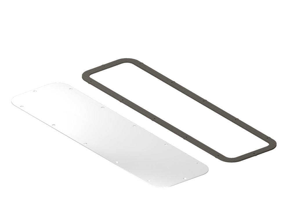 Rittal AX Steel Gland Plate 534x149mm RAL7035 - 5051399