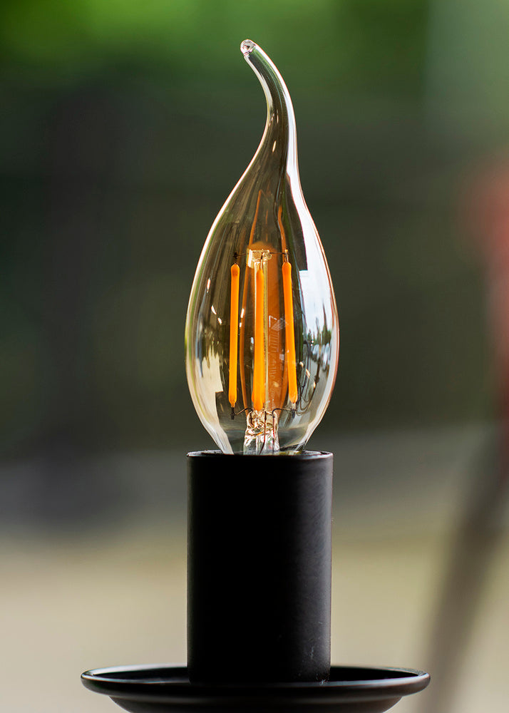 Bailey LED Filament Candle E14 4W 2200K Gold Dimmable - 143055 [2 Pieces]