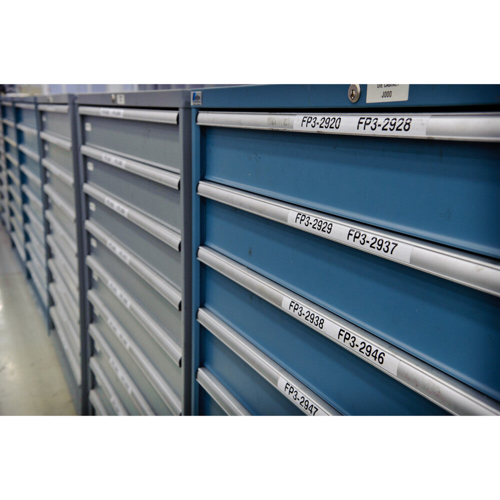 Brady M21 Industrial Vinyl Label Tape 9.53mm White - 142800