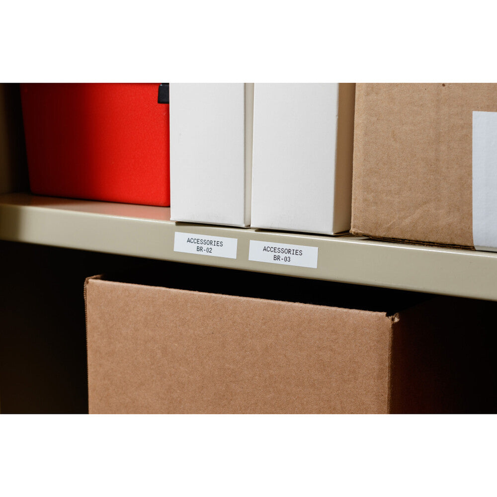 Brady M21 Industrial Vinyl Label Tape 9.53mm White - 142800