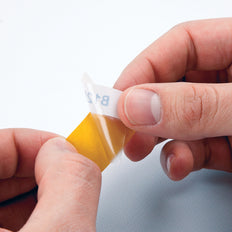 Brady M211 Self Laminating Wire Label 25.4mm Black White - 110928