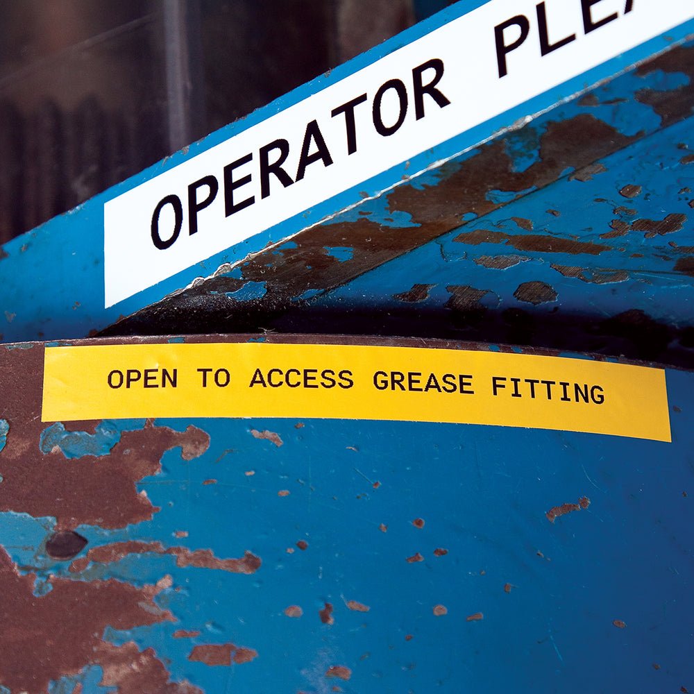 Brady M211 M210 Vinyl Label Tape 19mm Black On Yellow - 142811