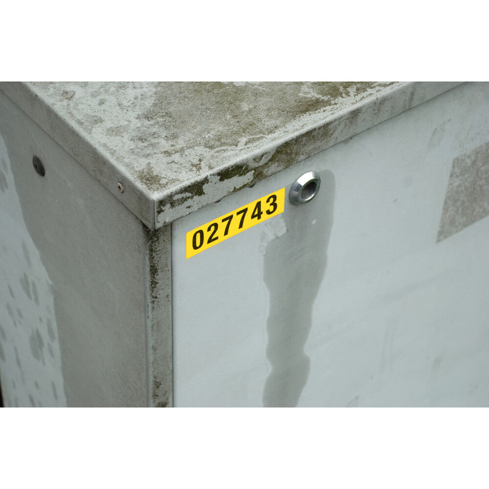 Brady M211 M210 Vinyl Label Tape 19mm Black On Yellow - 142811