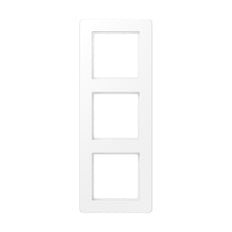 Jung A-Flow 3-Gang Cover Frame Snow White Matt - AF583BFWWM