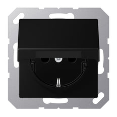 Jung A500 Wall Socket 16A 250V IP44 With Safety Cover - A1520BFKIKLSWM