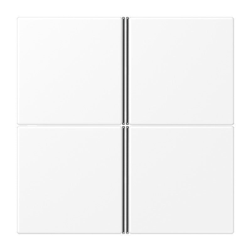 Jung F40 LS 4 Button KNX Control Panel Matt White - LS404TSAWWM