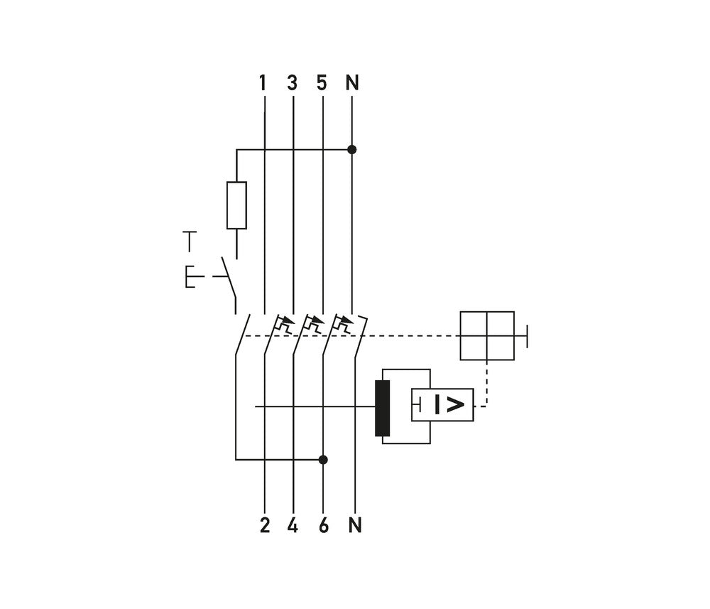 Doepke Type A RCBO 16A 30mA 3P+N Circuit Breaker - 09945104