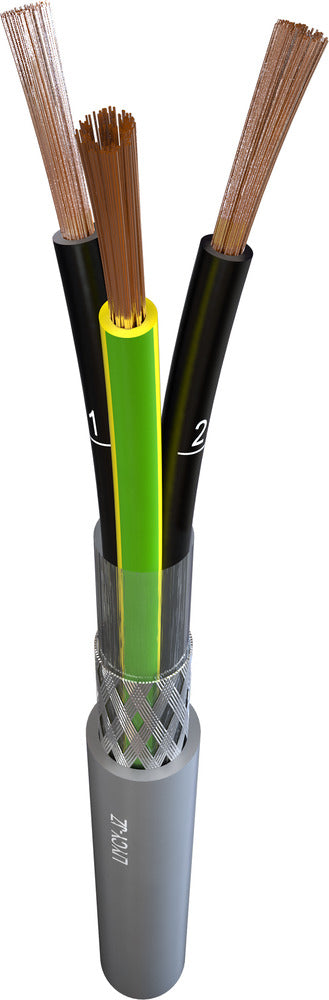 TKF LIYCY-JZ Industrial Shielded Control Cable 3G 1.5mm - 167765 [10 Meters]