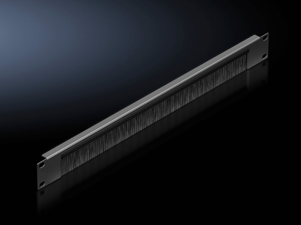 Rittal 19 Inch Cable Management Panel With Brush 1U - 5302202