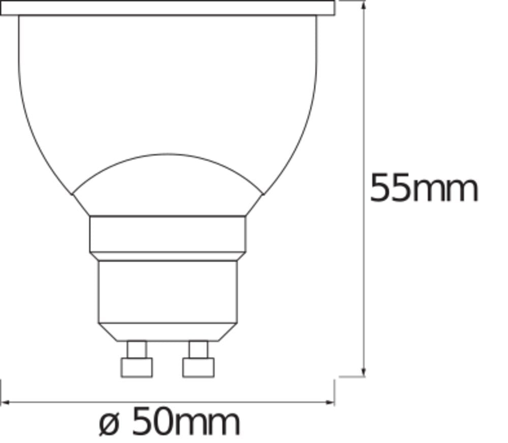 LEDVANCE Smart+ WiFi GU10 Dimmable Spot 5W 2700K - 4058075485655