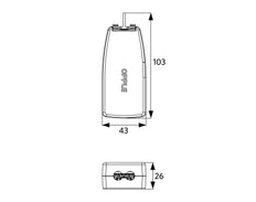 Opple Professional Junction Box White - 542098030700