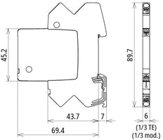 DEHN BCO ML2 BE 24 Modular Combined Arrester - 927224