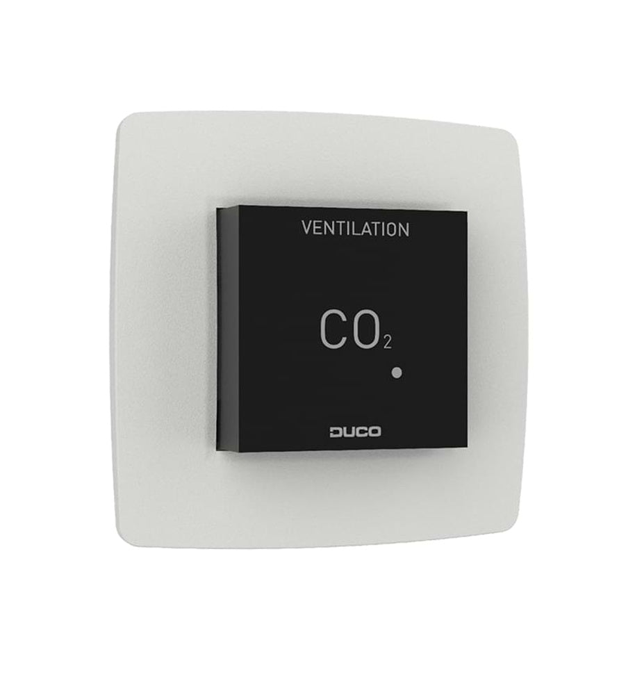 Wireless CO2 Room Sensor Black Automatic Control - 0000-4636