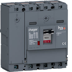 Hager H3+ P160 4-Pole 160A Load Break Switch - HCS161AC