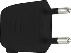 Euro Power Plug 2.5A Black - 177050004 [10 Pieces]