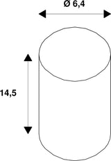 SLV ST64 Gold LED Filament Bulb E27 7.5W 2500K CRI90 - 1005265