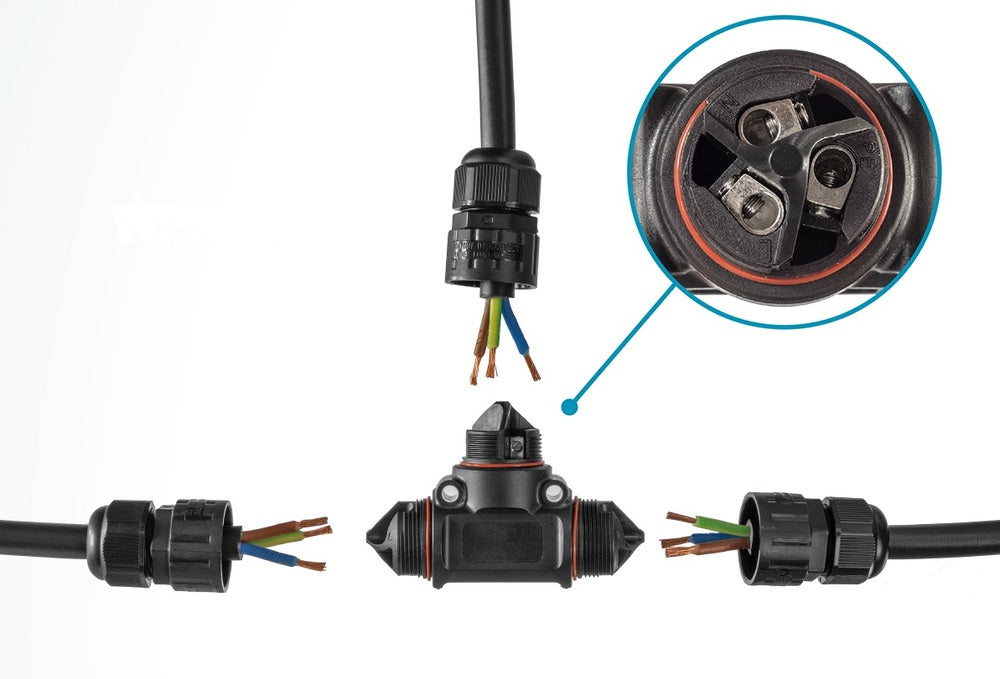 IP68 Waterproof Cable Junction Box 3P 32A 450V - CBIP68P3T