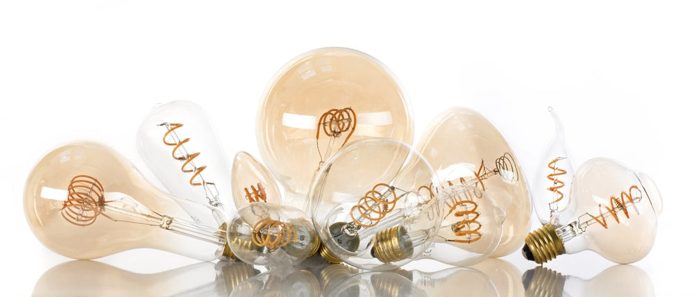 Bailey Spiraled LED Edison ST64 E27 3.2W Dimmable Gold - 145013