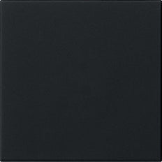 Gira System 55 Black Matt Blank Rocker Switch - 5372005