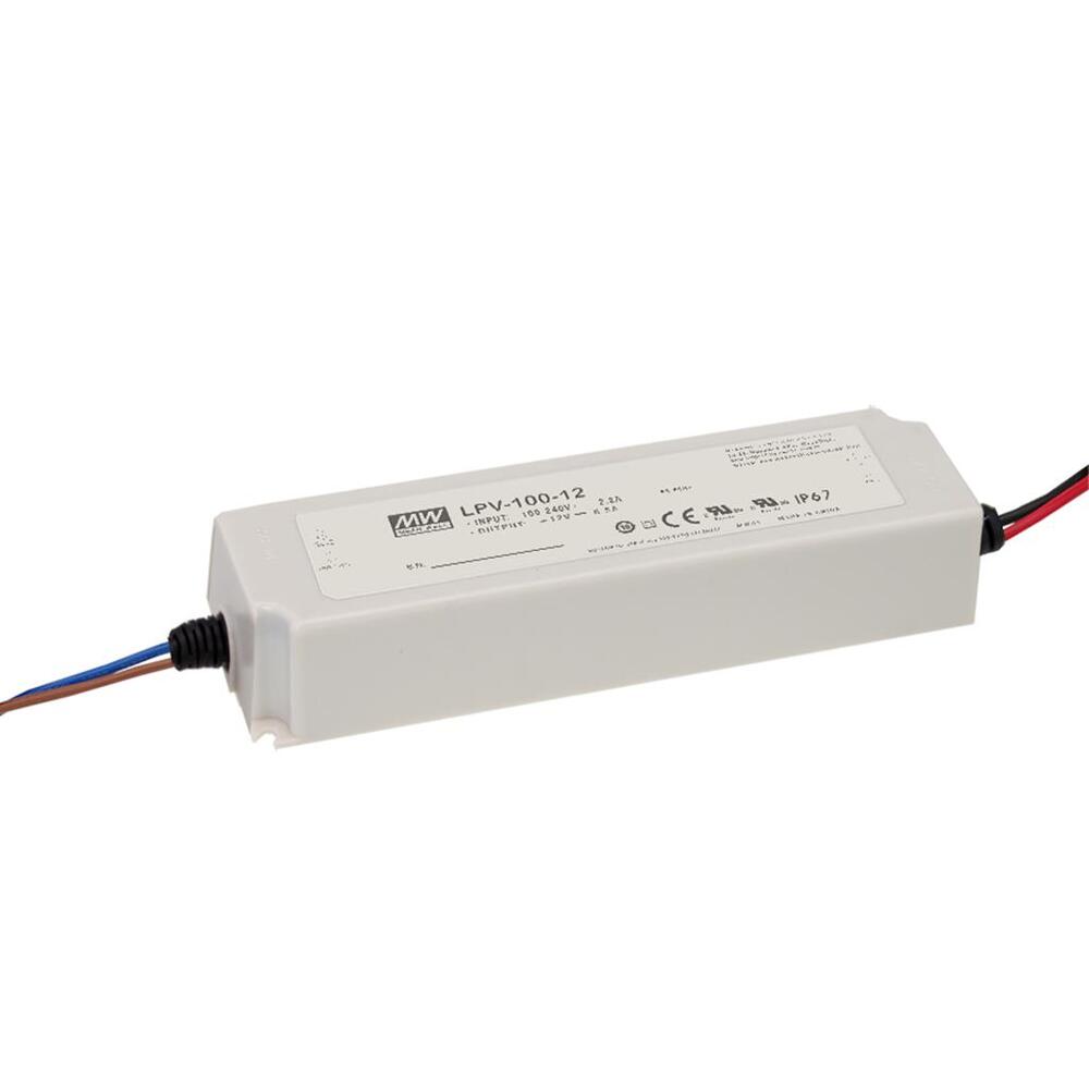 Mean Well LPV-100-24 LED Driver 100W 24V DC IP67 - LPV-100-24