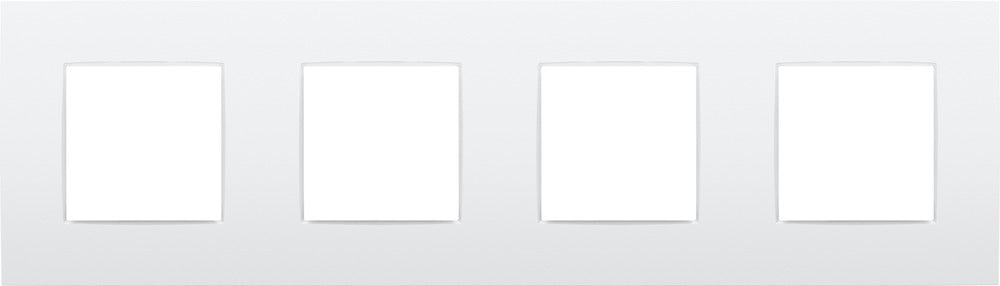 Niko Intense Lunar White 4-Way Faceplate 71mm - 131-76400