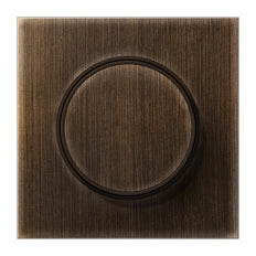 Jung LS Series Rotary Dimmer Cover Antique Brass - ME1740AT