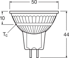 Ledvance Performance MR16 GU5.3 5W 927 LED Spot 36D Dim - 4099854059698
