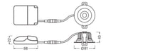 LEDVANCE Adjustable 8W Recessed LED Spotlight IP20 - 4099854000140
