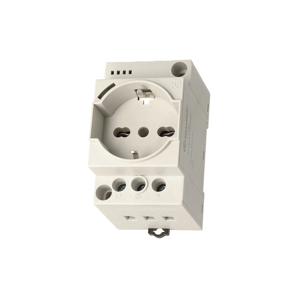 Finder Power Socket With LED 16A 250V AC Grey (European Socket) - 7U.0 ...